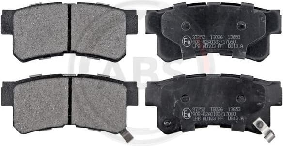 Brake Pad Set, disc brake 37252