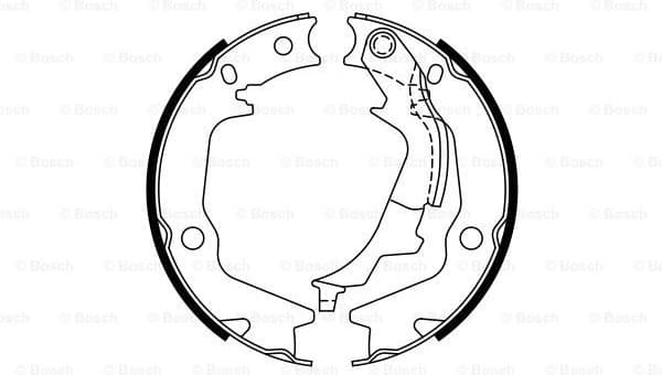 Brake Shoe Set 0986487768 - image 2