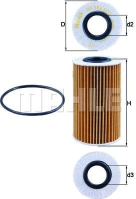 Filter oil OX554D1