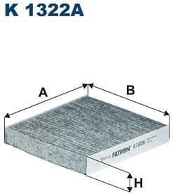 Filter, cabin air K1322A