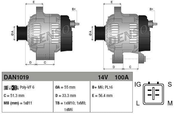 Alternator DAN1019 - image 3