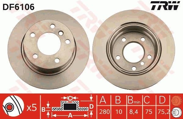 Brake Disc DF6106