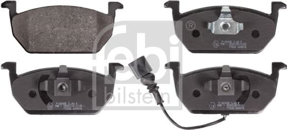 Brake Pad Set, disc brake 16913
