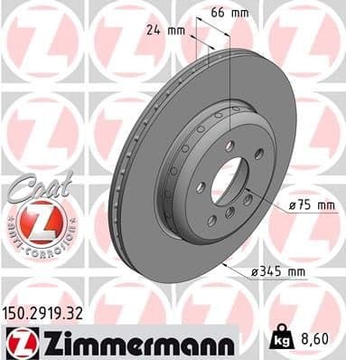 Brake Disc FORMULA F 150.2919.32