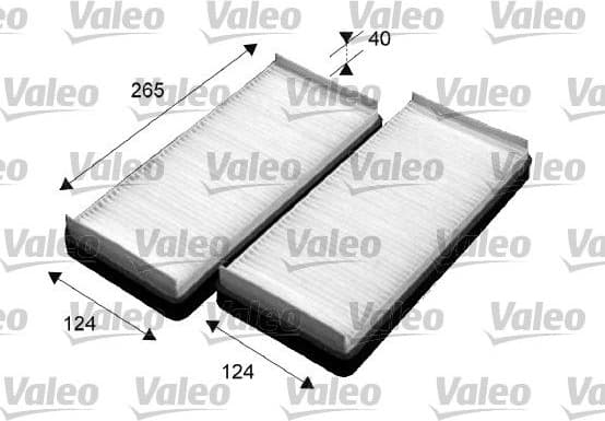 Filter, cabin air VALEO ESSENTIAL 715531