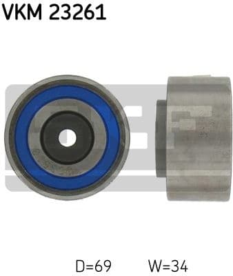 Deflection Pulley/Guide Pulley, timing belt VKM 23261