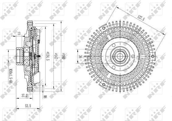 Clutch, radiator fan 49633 - image 2