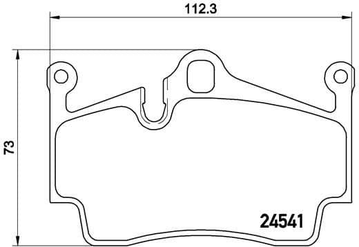 Brake Pad Set, disc brake PRIME LINE P65028