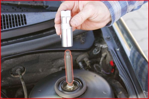 Socket Wrench Insert, shock absorber piston rod 150.9466