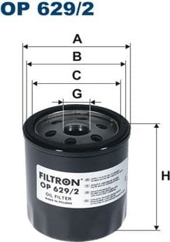 Oil Filter OP629/2