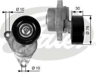Belt Tensioner, V-ribbed belt DriveAlign™ T38376