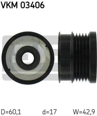 Alternator Freewheel Clutch VKM 03406