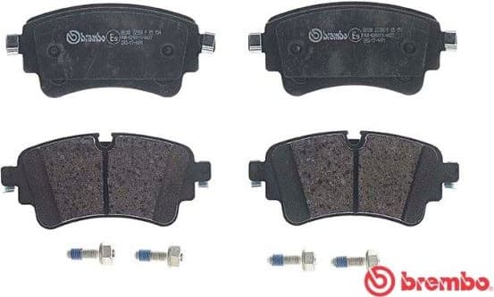 Brake pads rear, Top Quality P85154
