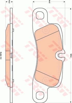 Brake Pad Set, disc brake GDB1839