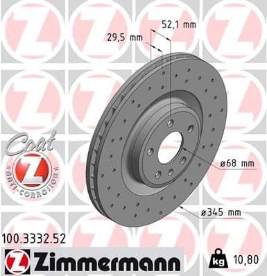 Brake Disc SPORT BRAKE DISC Z 100.3332.52