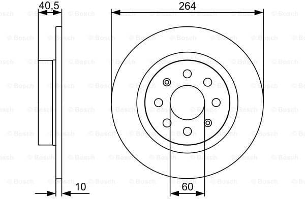 Brake Disc 0986479517 - image 2