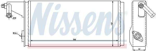 Heat Exchanger, interior heating ** FIRST FIT ** 71808