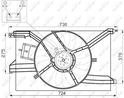 Fan, engine cooling 47458 - image 4