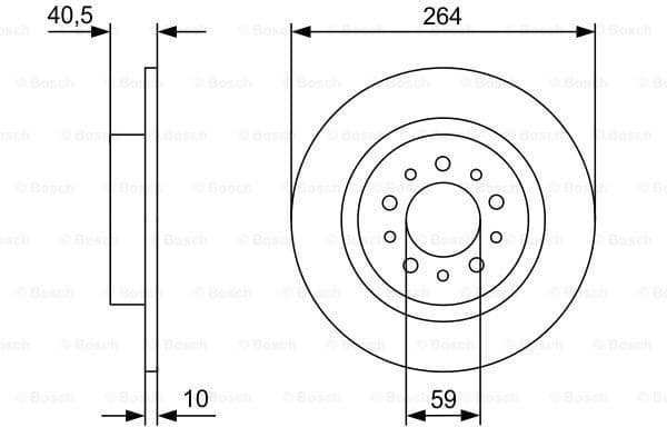 Brake Disc 0986479C98