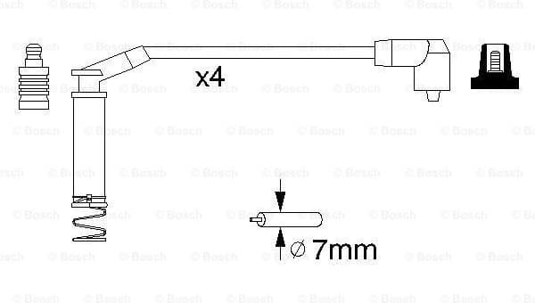 Ignition Cable Kit 0986357124 - image 5