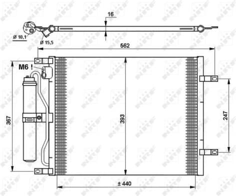 Condenser, air conditioning EASY FIT 35784