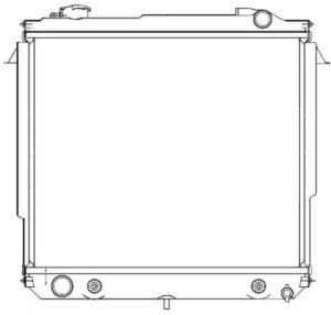 Radiator, engine cooling 50300