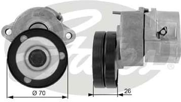 Belt Tensioner, V-ribbed belt DriveAlign™ T38213