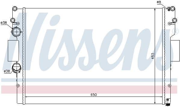 Radiator, engine cooling ** FIRST FIT ** 61987