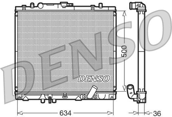 Radiator, engine cooling DRM45020