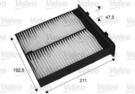 Filter, cabin air VALEO ESSENTIAL 715652