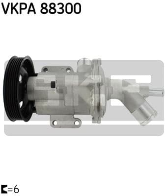 Water Pump, engine cooling VKPA 88300