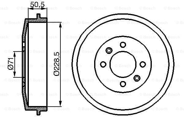 Brake Drum 0986477060 - image 5