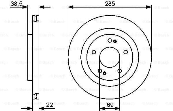 Brake Disc 0986479470