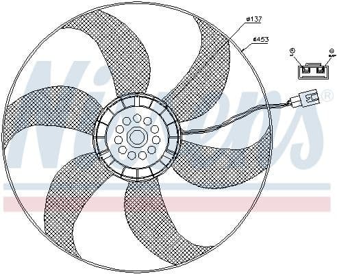 Fan, engine cooling 85403 - image 2