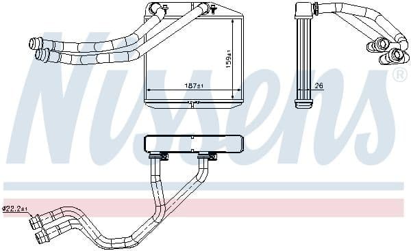 Heat Exchanger, interior heating 71455