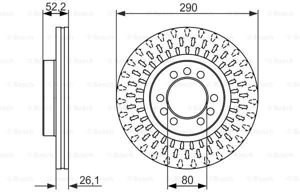 Brake Disc 0986479626 - image 2