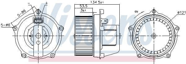 Interior Blower 87444