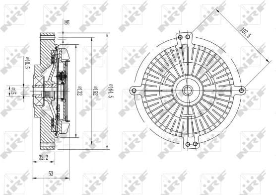 Clutch, radiator fan 49641 - image 2