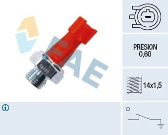 Oil Pressure Switch 12431