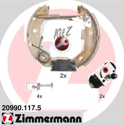 Brake Shoe Set KIT Z 20990.117.5