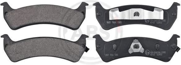 Brake Pad Set, disc brake 38625