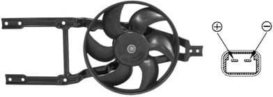 Fan, engine cooling 1758746