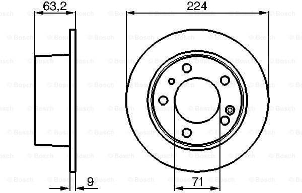 Brake Disc 0986478141 - image 2