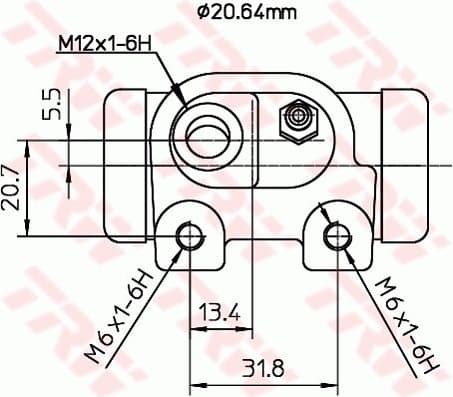 Wheel Brake Cylinder BWF124 - image 2