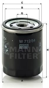 Oil Filter W712/54