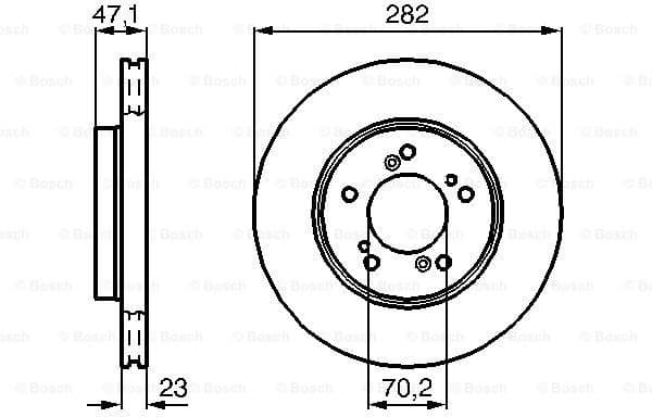 Brake Disc 0986478667
