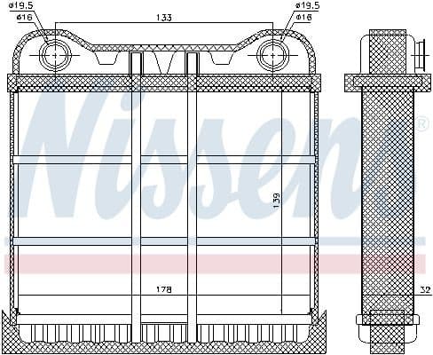 Heat Exchanger, interior heating 70225