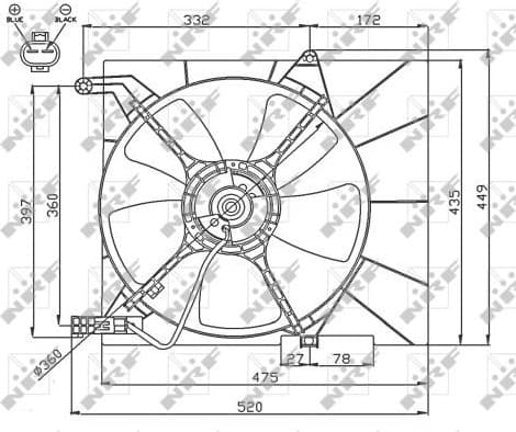 Fan, engine cooling 47751