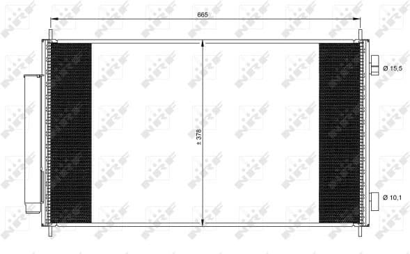 Condenser, air conditioning EASY FIT 35864