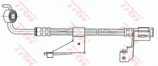Brake Hose PHD363 - image 2
